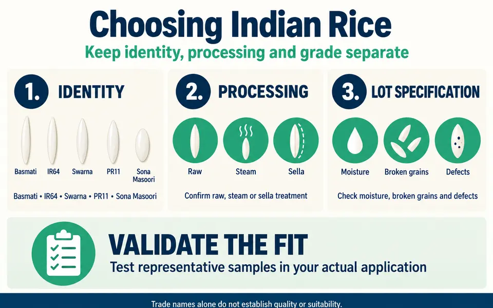 Indian rice varieties: a selection guide for international buyers
