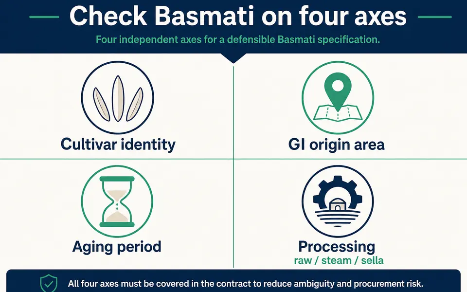 Basmati rice varieties: comparing 1121, Pusa and trade labels